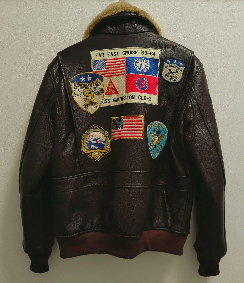 トップガンモデル A-2 フライトジャケット ブラウン