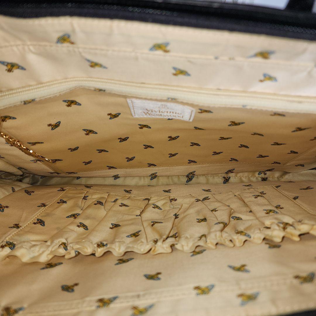 ヴィヴィアンウエストウッド ビジネスバッグ 金オーブ チャーム A4可 黒