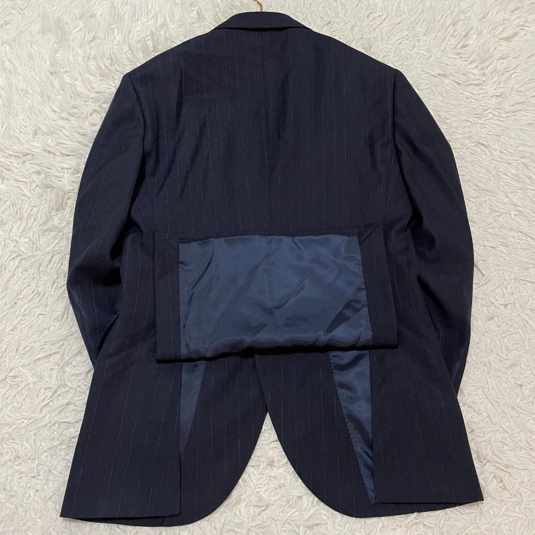 美品 ユニバーサルランゲージ カノニコ21ミクロン セットアップ ネイビー系 M