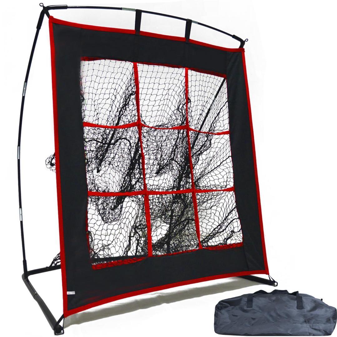 野球ネット集球ネット付き　折りたたみ式　ストライクアウト