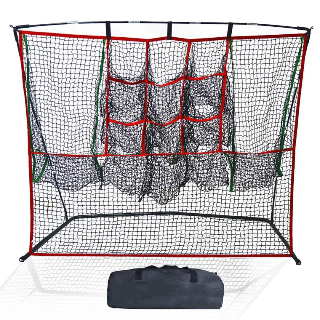 野球ネット集球ネット付き　折りたたみ式　ストライクアウト