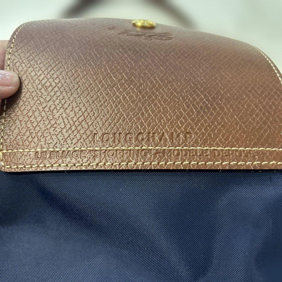 ロンシャン Longchamp Le Pliage ネイビートートバッグ