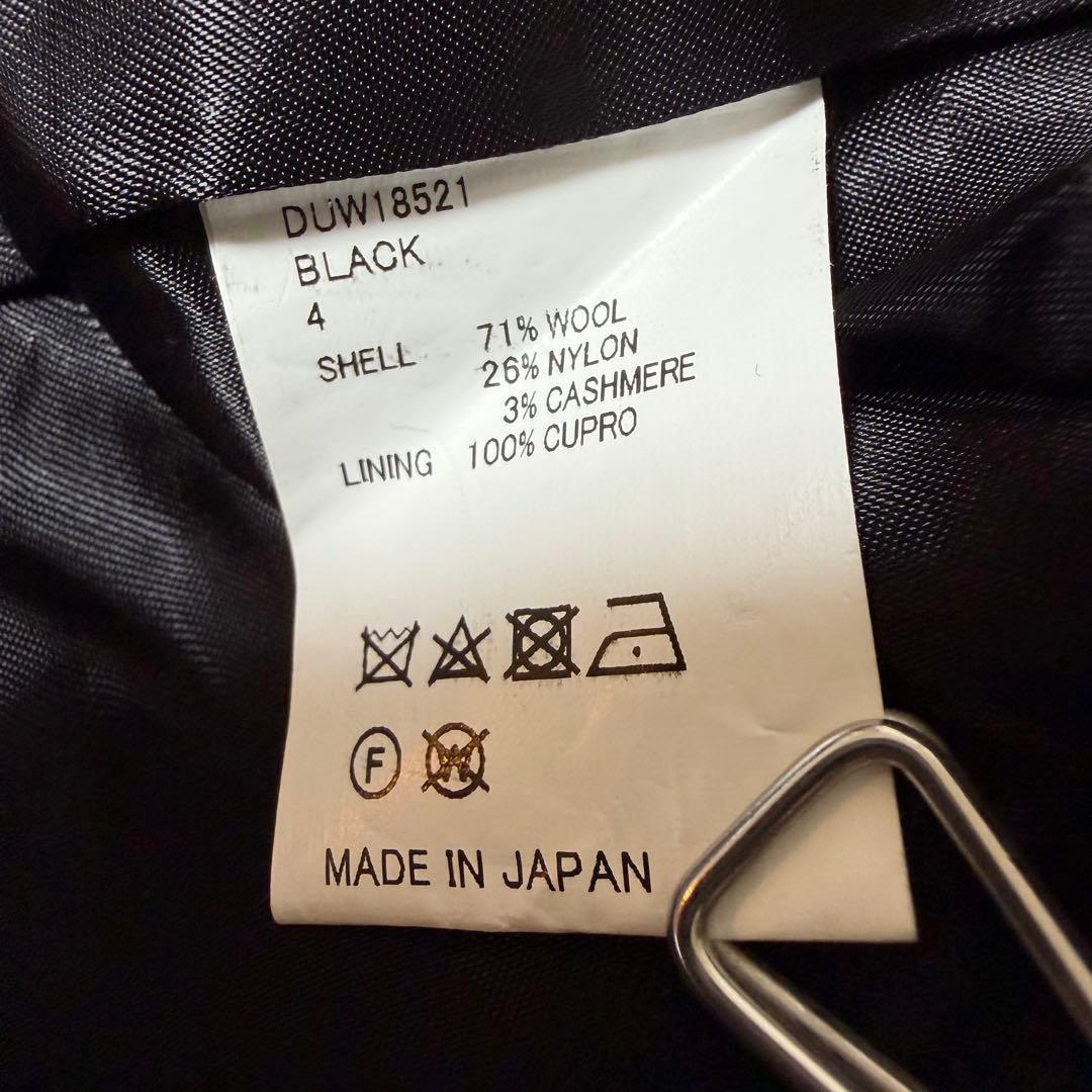 ドレスドアンドレスド チェスターコート カシミヤ混 サイズ4