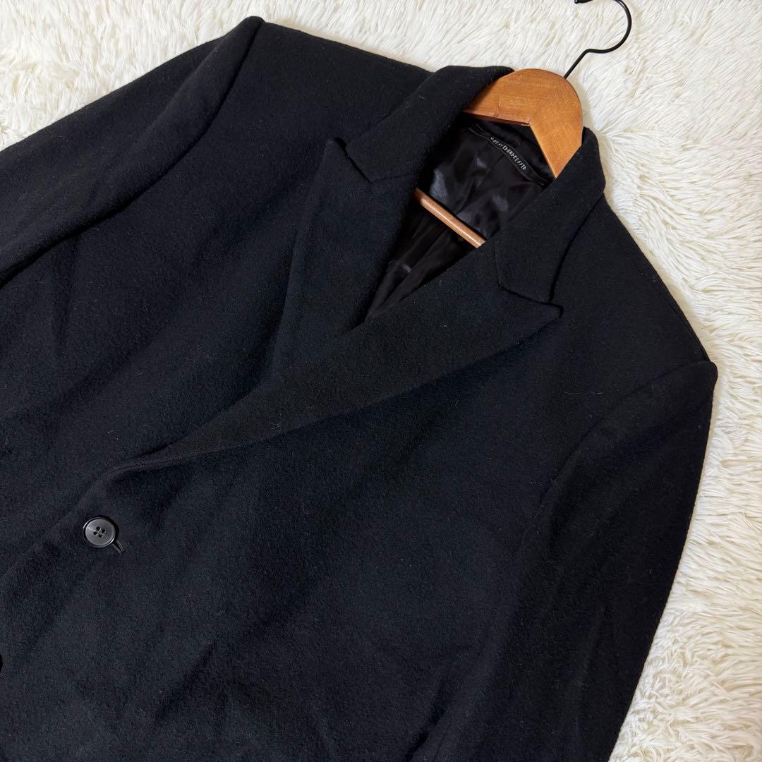 ドレスドアンドレスド チェスターコート カシミヤ混 サイズ4