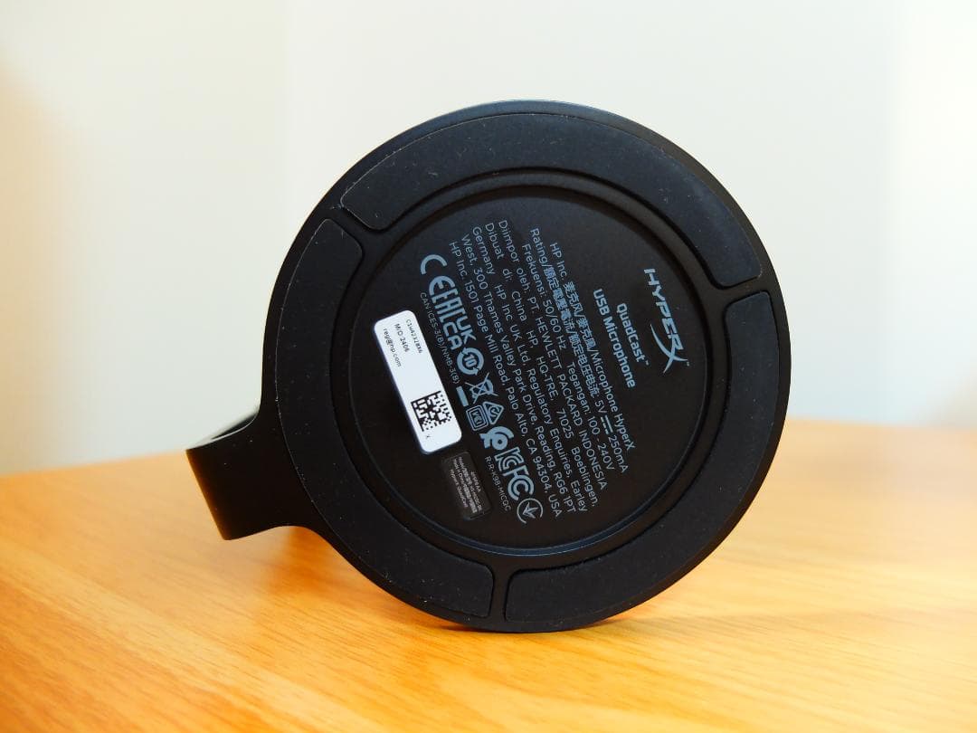 HyperX QuadCast コンデンサーマイク ブラック/レッド