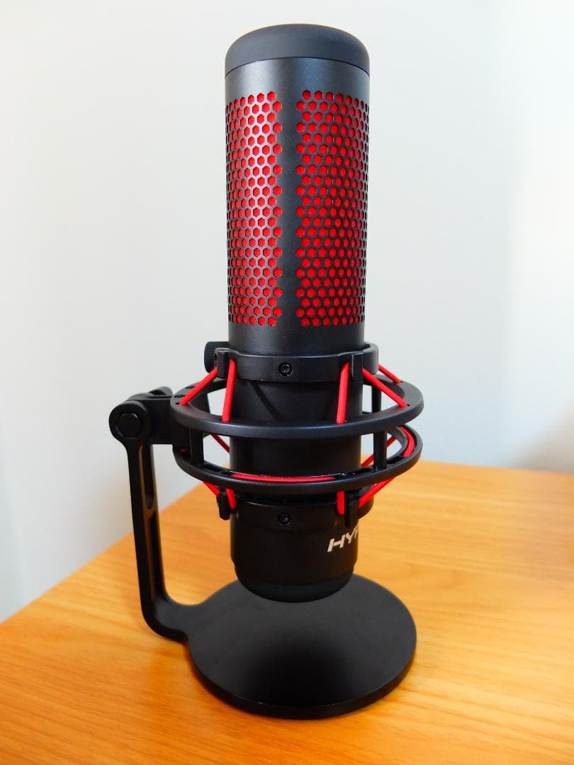 HyperX QuadCast コンデンサーマイク ブラック/レッド