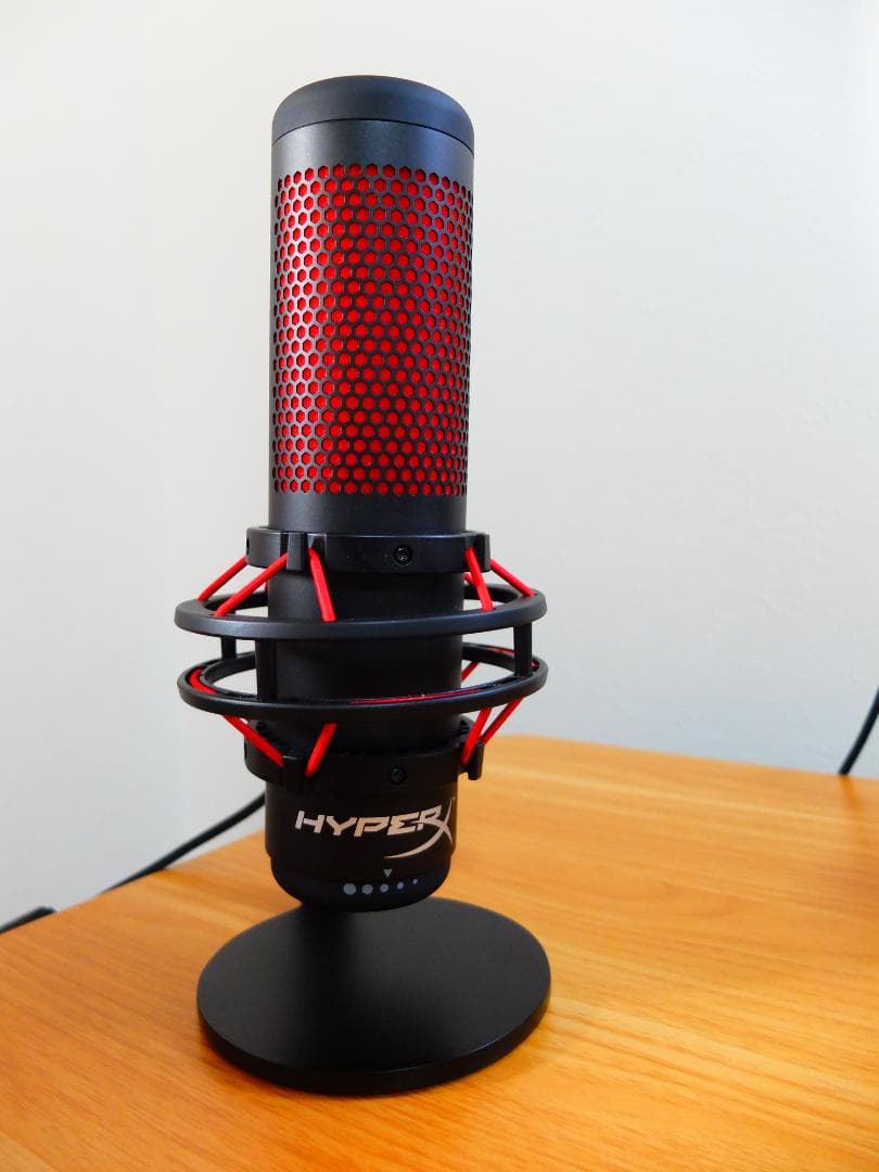 HyperX QuadCast コンデンサーマイク ブラック/レッド