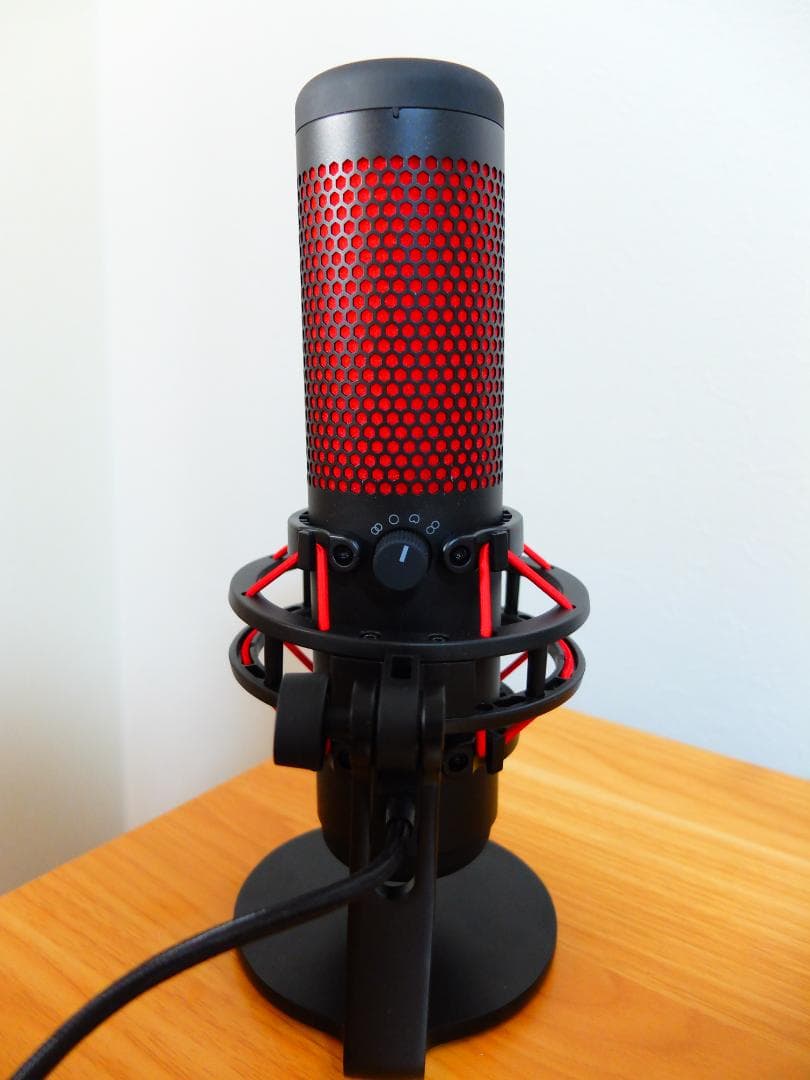 HyperX QuadCast コンデンサーマイク ブラック/レッド