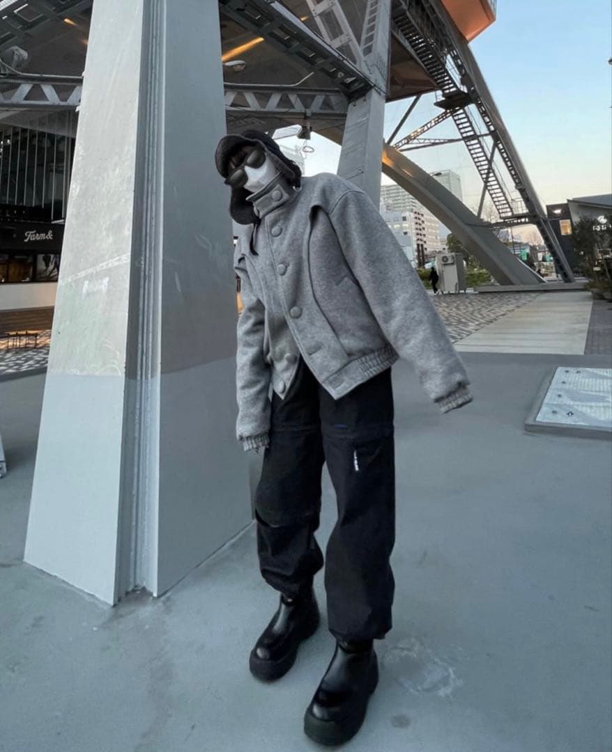 【ESC STUDIO】 wool high neck jacket