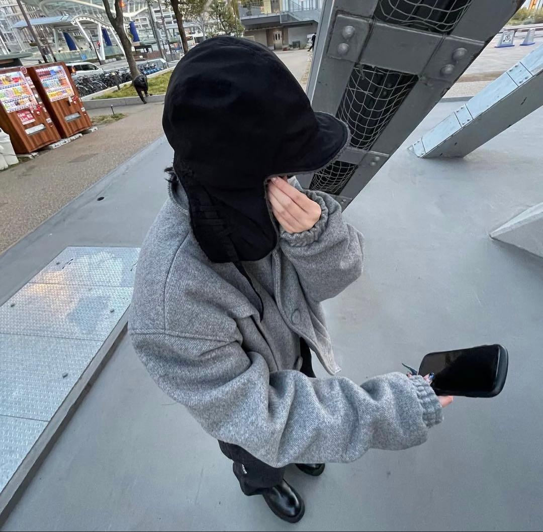 【ESC STUDIO】 wool high neck jacket