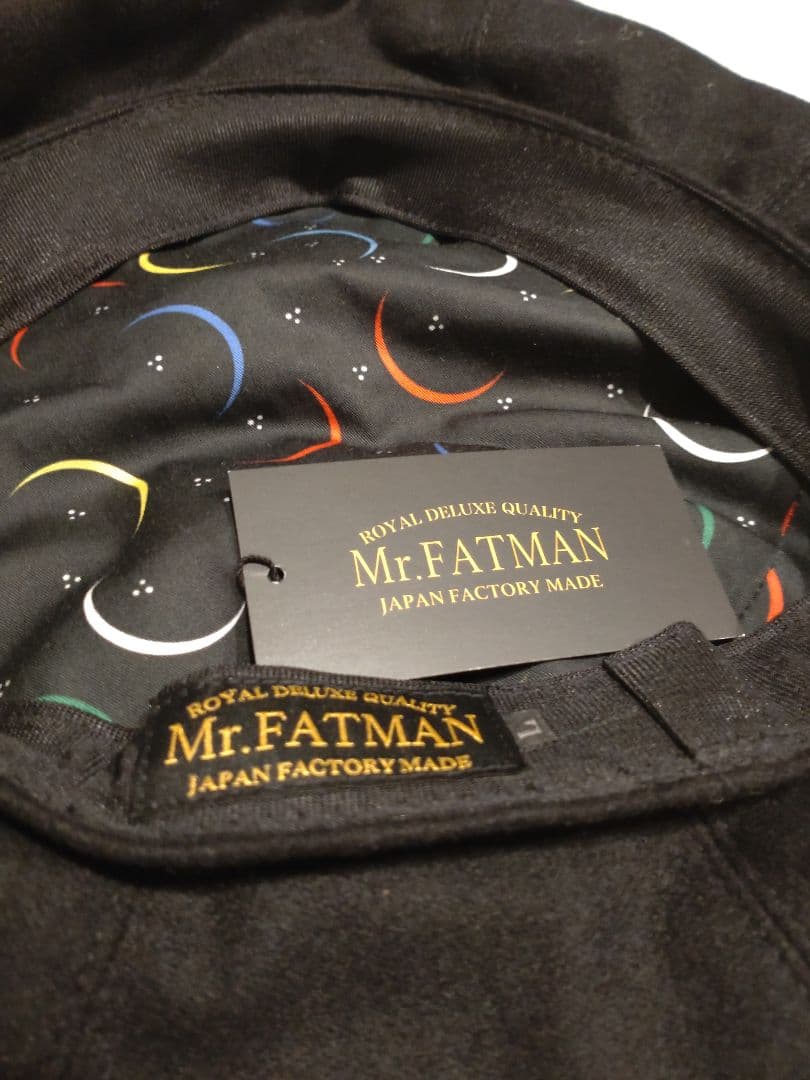 Mr.FATMAN 黒 ベレー帽