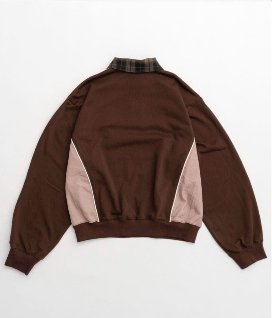 メゾンスペシャル　カンパニーハーフジップスウェット