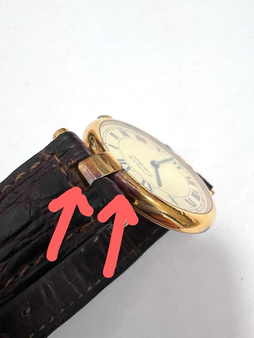 ＊　Cartier マストヴァンドーム　925刻印有　時計　稼働品