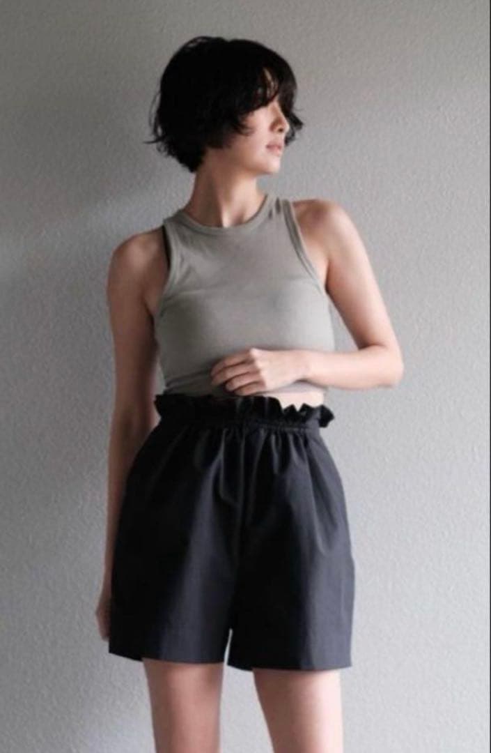 ナラ　Nalaショートパンツ ギャザーショートパンツ