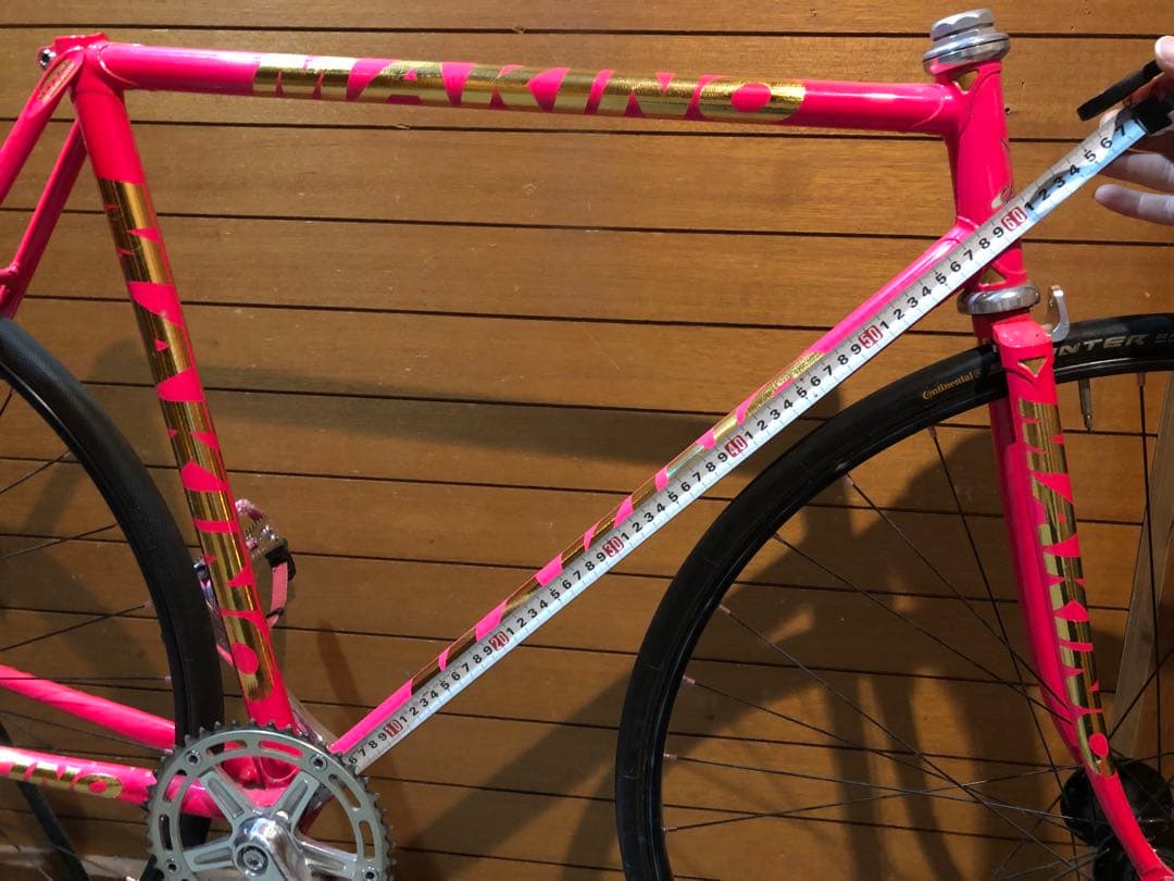 MAKINO ピスト クロモリ フレームセット 競輪 njs マキノ