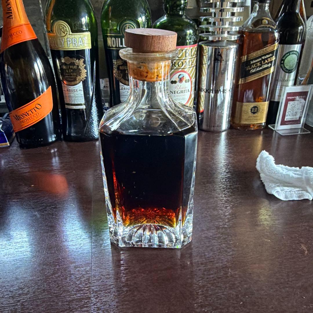 カットガラス デカンタ ブランデー用