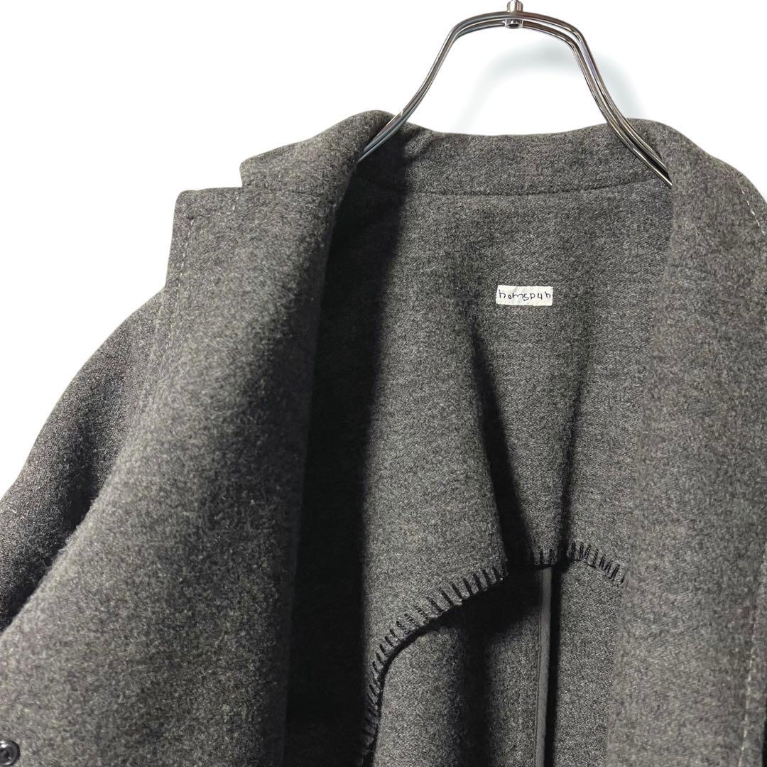 ノクターン様❤️メルトンウール❤️homspun ホームスパン ロングコート M