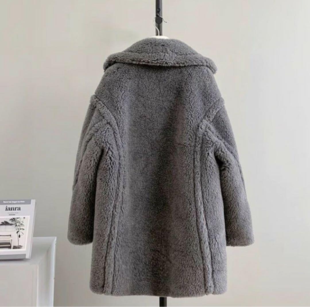 【即納‼️】LiLiRena ウール テディショート丈コート