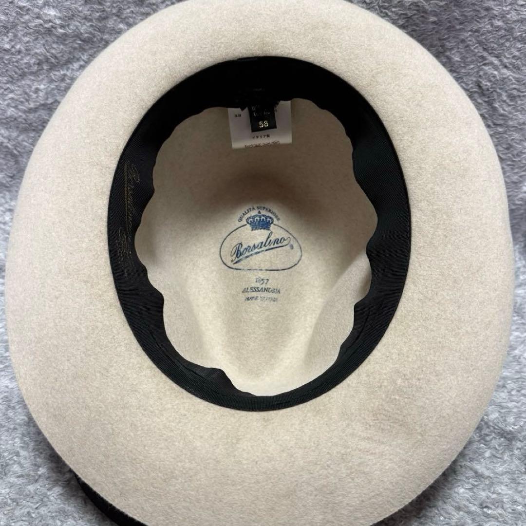 ボルサリーノ Borsalino フェルトハット中折れ