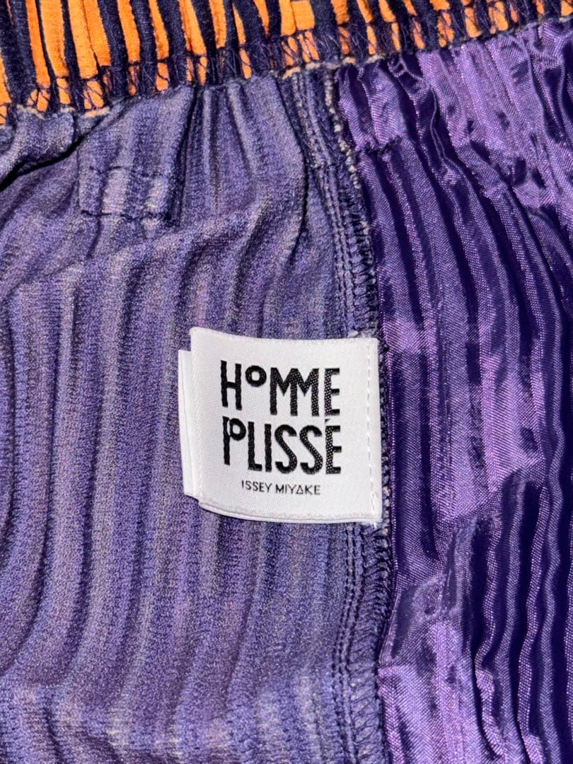HOMME PLISSÉ ISSEY MIYAKE プリーツパンツ 総柄
