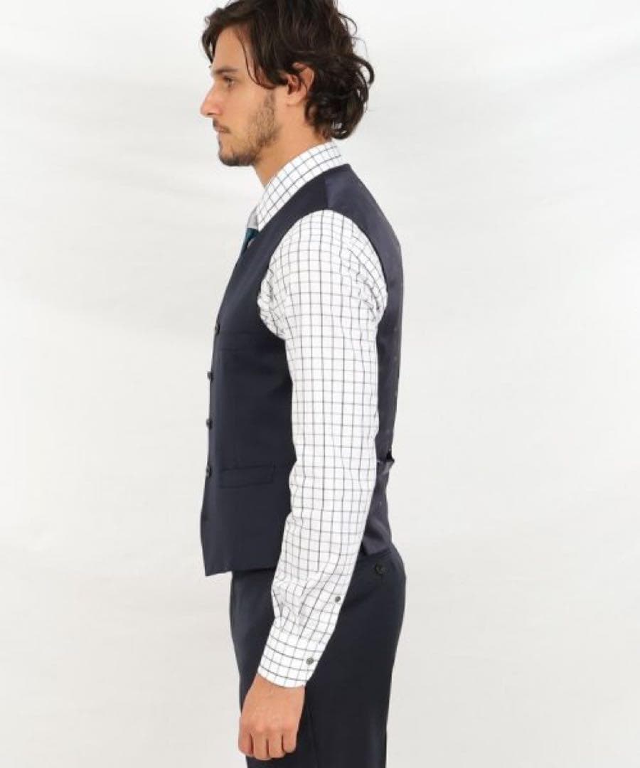 TAKEO KIKUCHI⭐️ DORMEUILスリーピース対応ベスト へリンボ