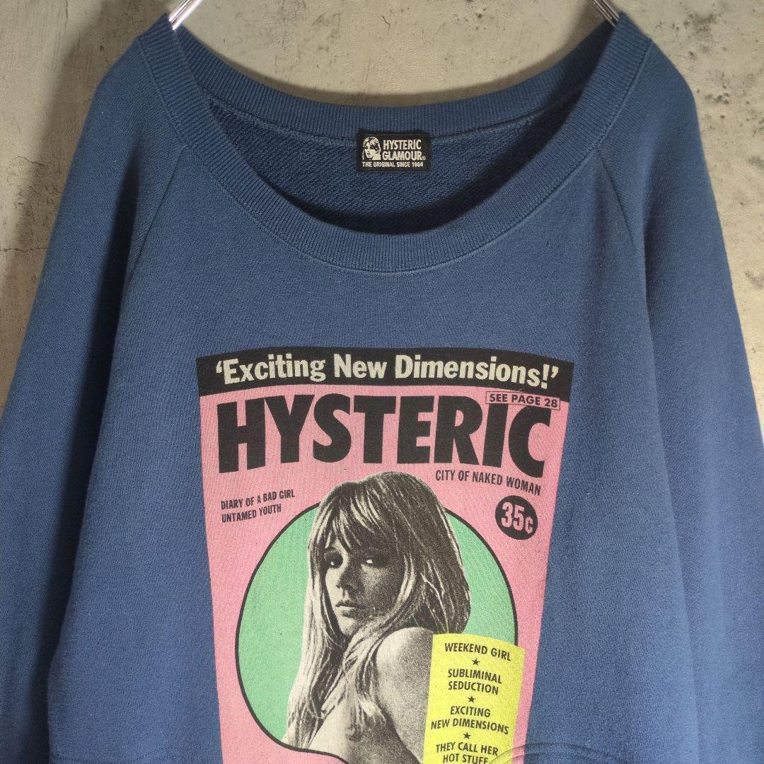 HYSTERIC GLAMOUR プリント スウェット ワンピース 日本製