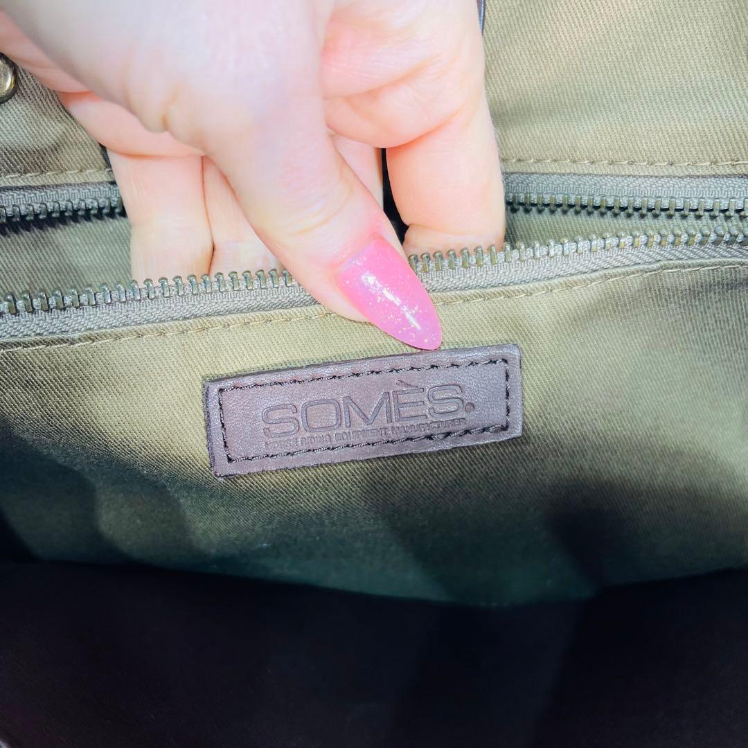 SOMES ソメスサドル　レザー ビジネスバッグ　トート　ブラウン　男女兼用