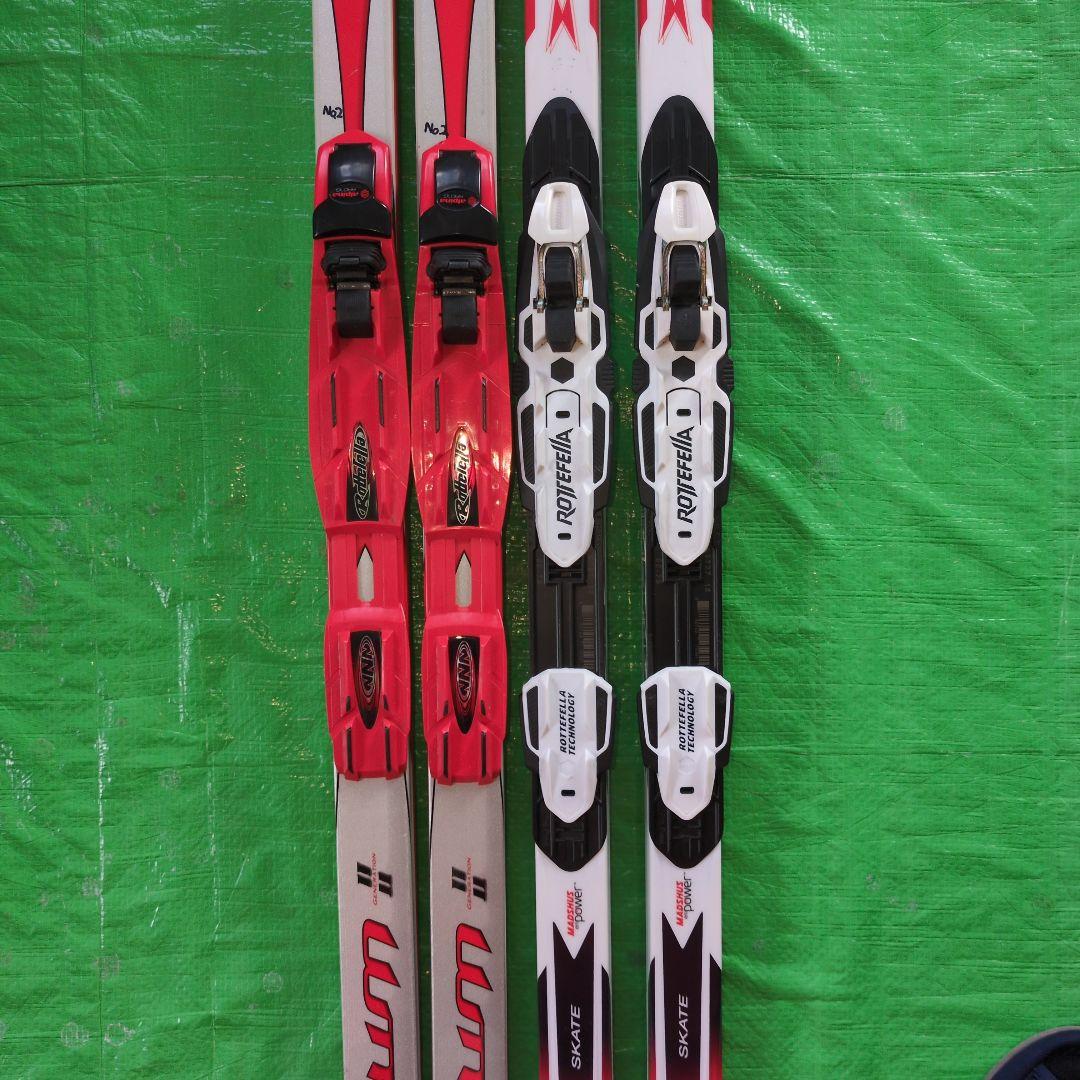 クロスカントリースキー SKATE （中古）2本セット