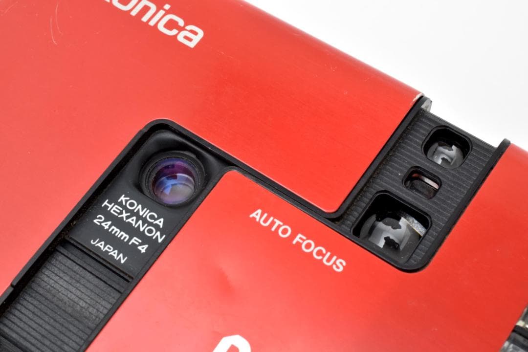 Konica RECORDER レッド コンパクトフィルムカメラ