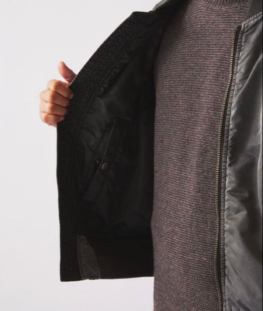 【完売品】ガーメントダイ ボンバー ジャケット