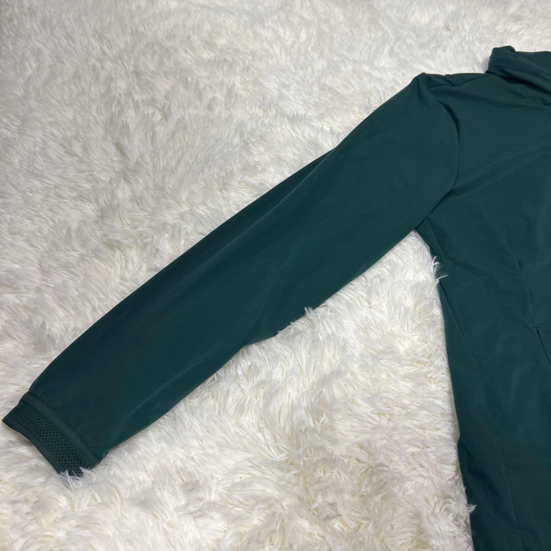 KJUS チュース　ジップアップジャケット　ダークグリーン　フード収納付き　M