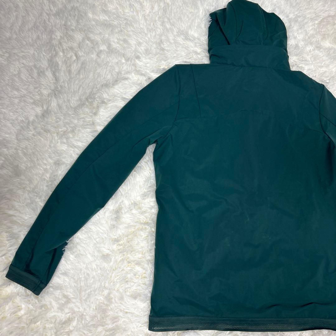 KJUS チュース　ジップアップジャケット　ダークグリーン　フード収納付き　M