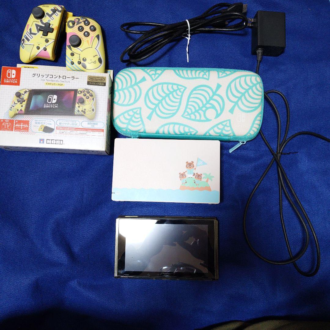 【ジョイコン、箱なし】Nintendo Switch本体+周辺機器セット