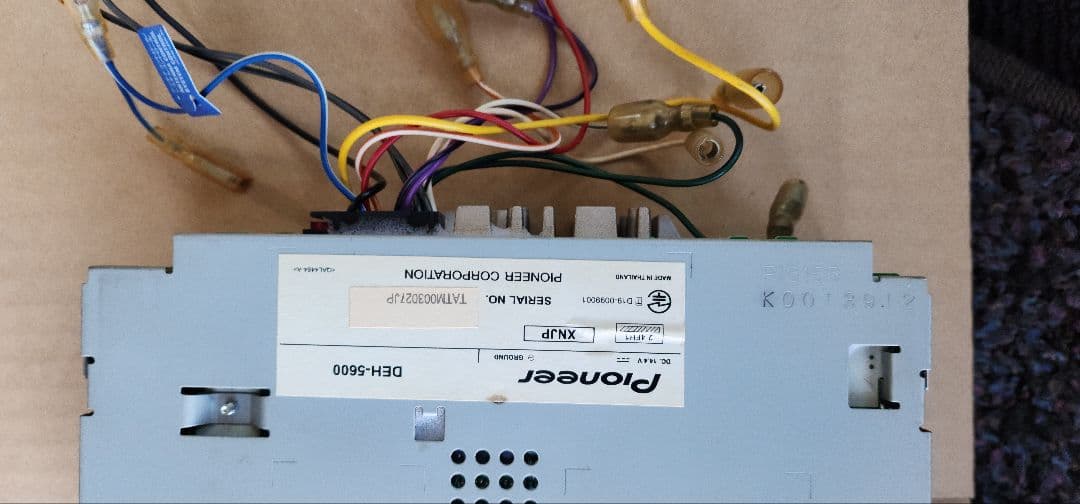 動作確認済 カロッツェリア DEH-5600 リモコン付 美品