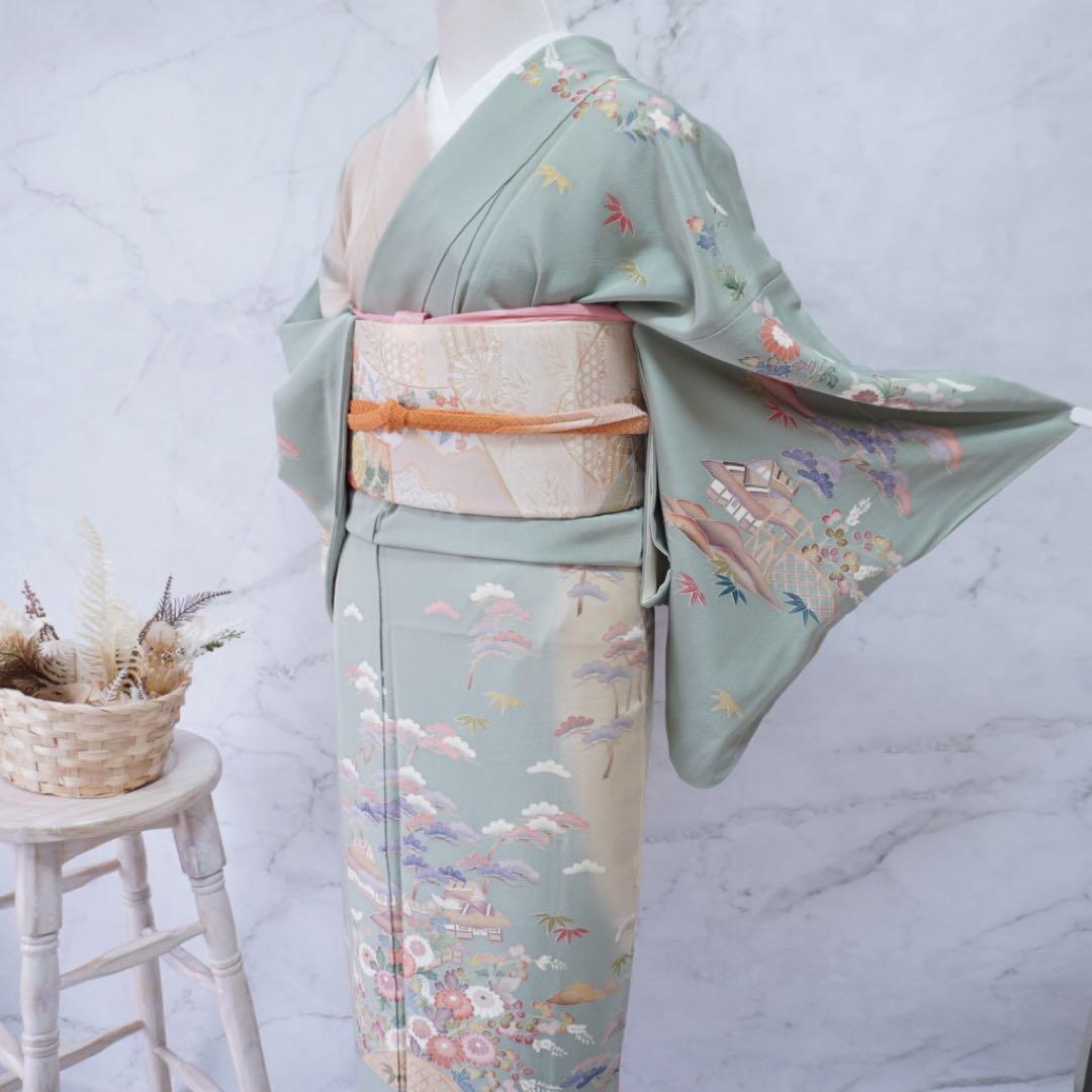 訪問着 フルセットa518C 卒業式　入学式　お宮参り　七五三　結婚式