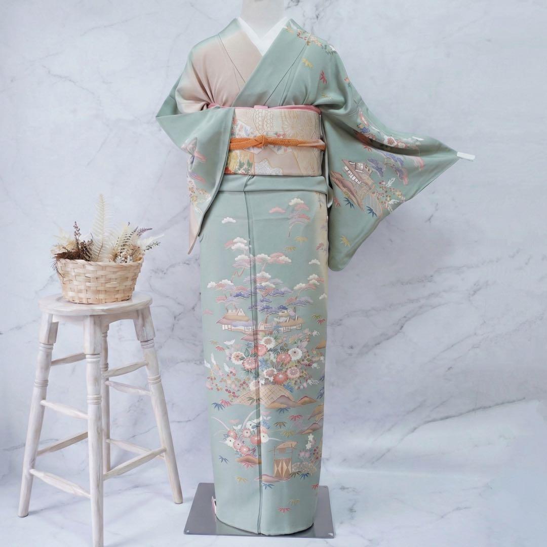 訪問着 フルセットa518C 卒業式　入学式　お宮参り　七五三　結婚式