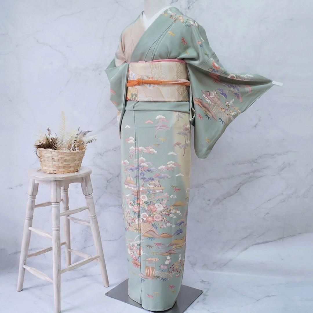 訪問着 フルセットa518C 卒業式　入学式　お宮参り　七五三　結婚式