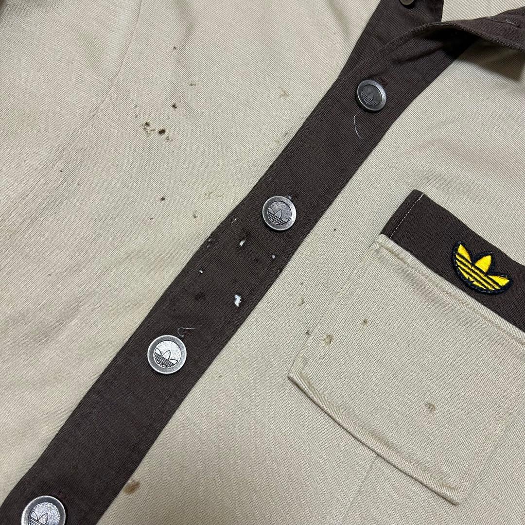 希少　ヴィンテージ　adidas メタルボタンジャケット　デサント