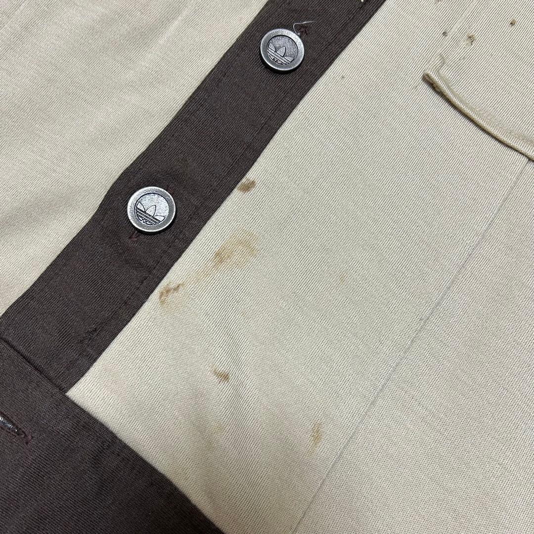 希少　ヴィンテージ　adidas メタルボタンジャケット　デサント