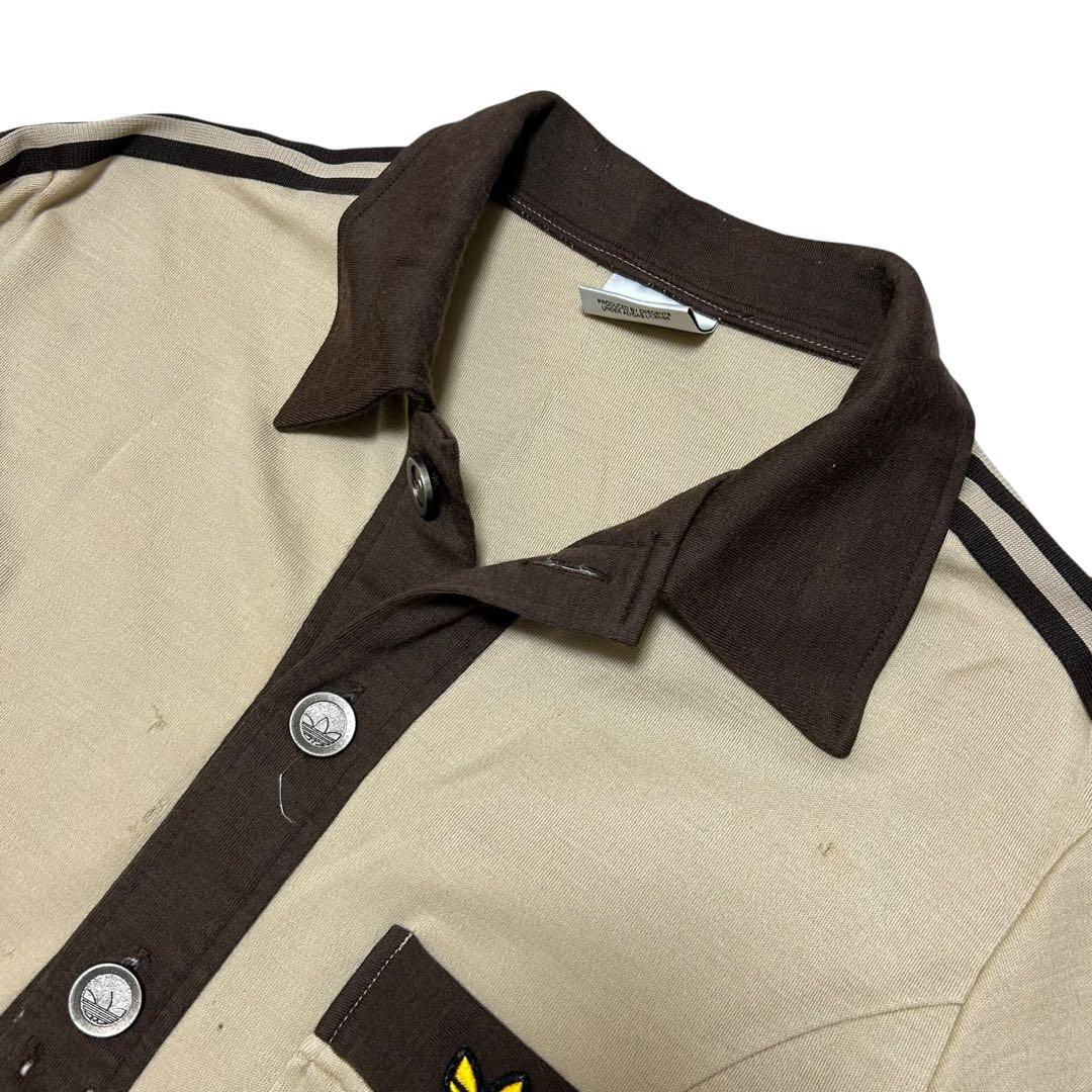 希少　ヴィンテージ　adidas メタルボタンジャケット　デサント