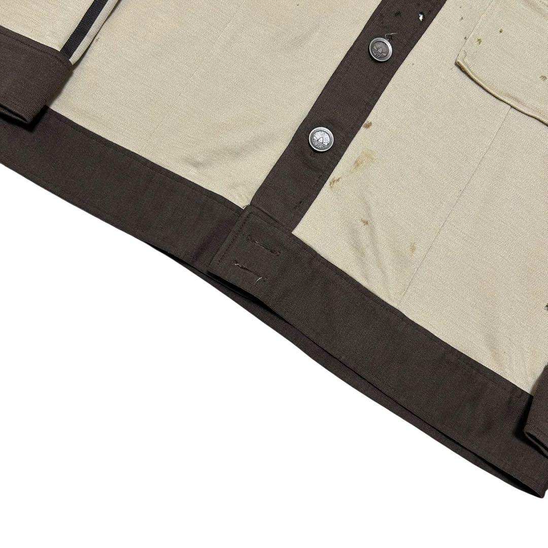 希少　ヴィンテージ　adidas メタルボタンジャケット　デサント