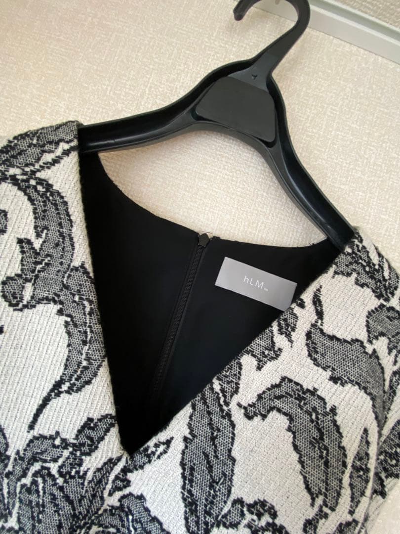 hLM ジャガード柄ワンピース