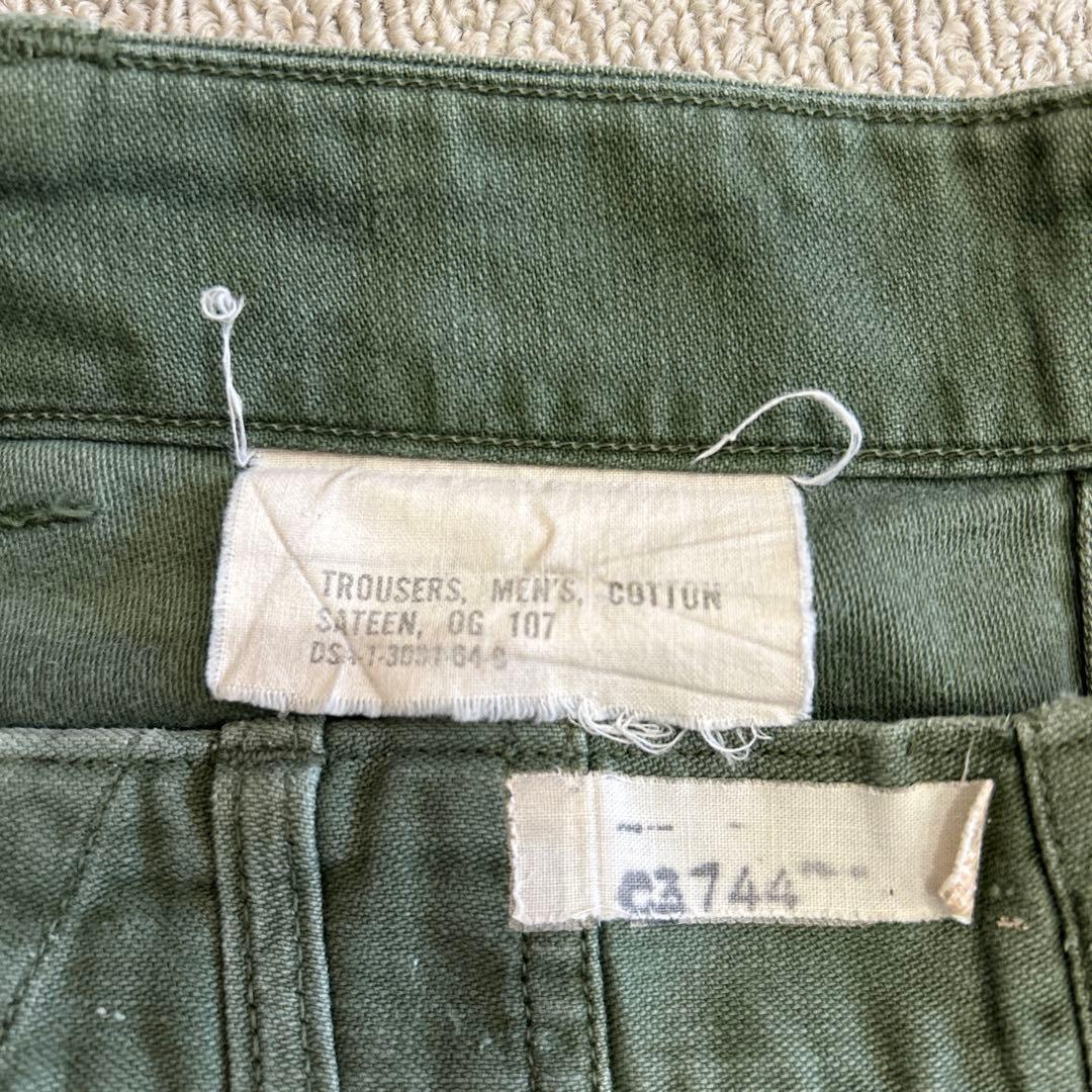 60s アメリカ軍 ベイカーパンツ 初期 アジャスター付き ヴィンテージ
