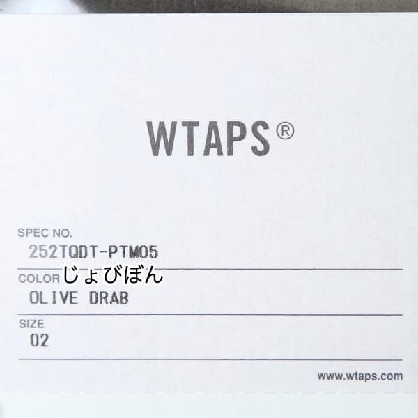 パンツ 25AW WTAPS TRDT1805 TROUSERS CORDUROY