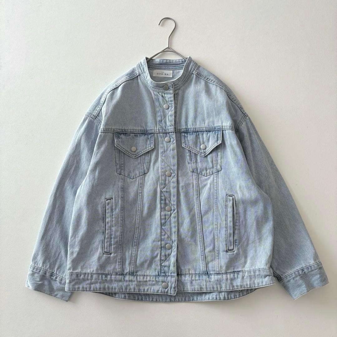 ■PLUS OTO.HA プラスオトハ バックコクーン Gジャン デニム