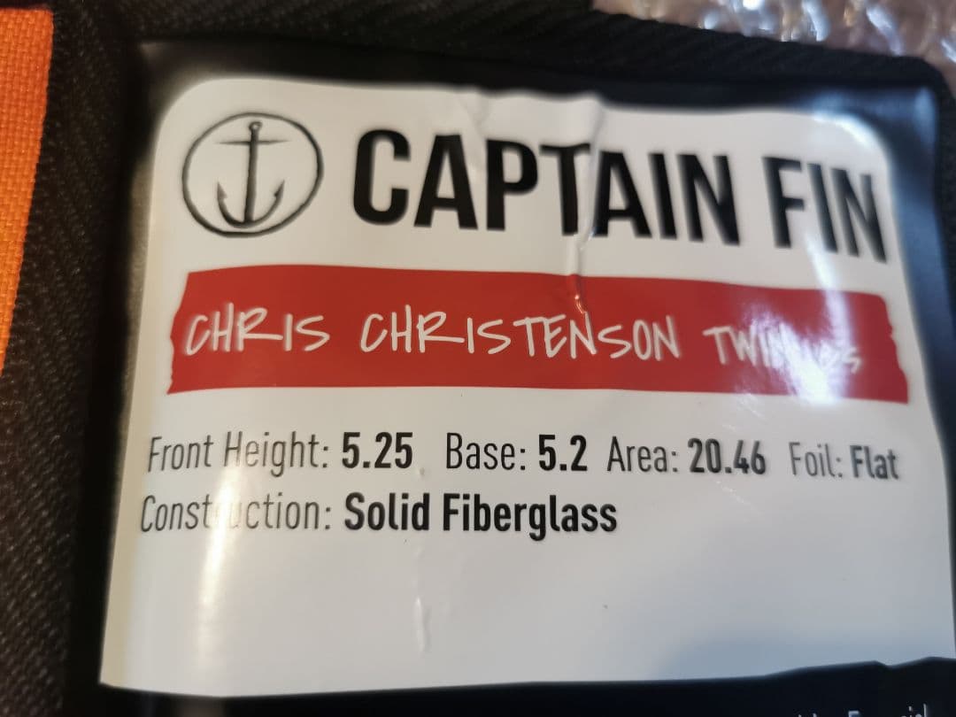 クリステンソン ツイン フィン キャプテンフィン パワー