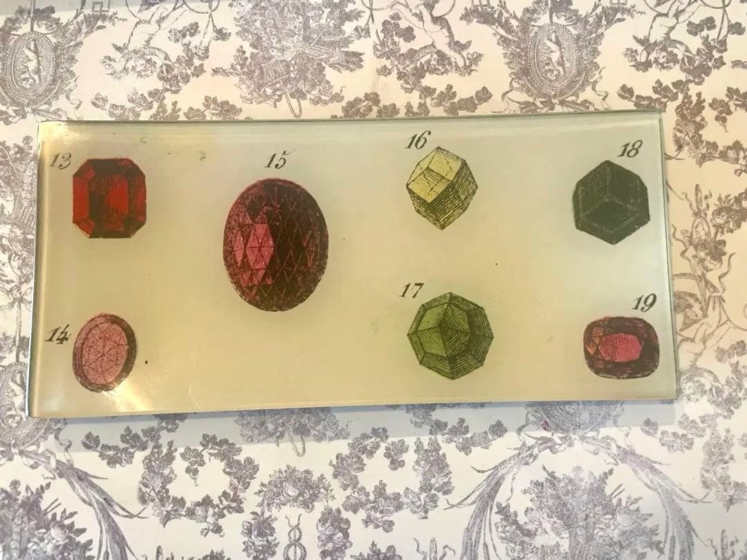 JOHN DERIAN ジョンデリアン デコパージュ プレート トレー