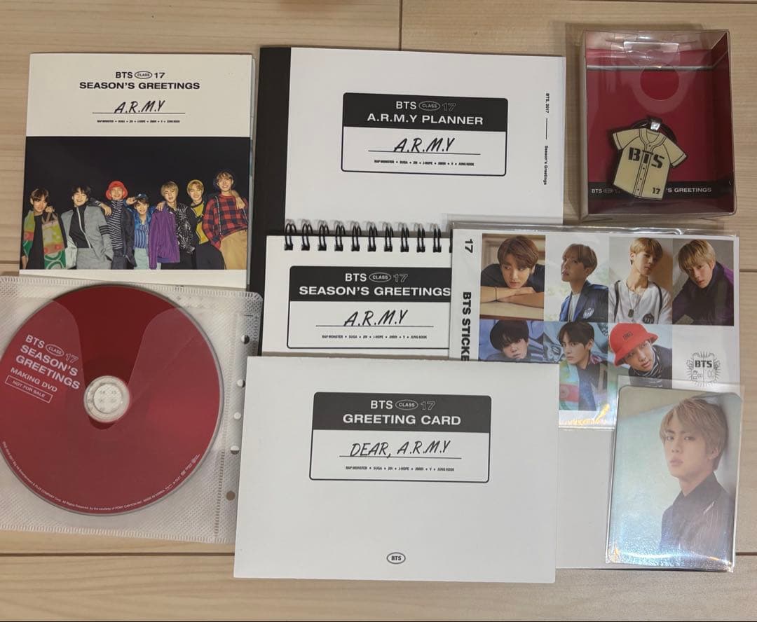 BTS season's greeting 2017 公式トレカ
