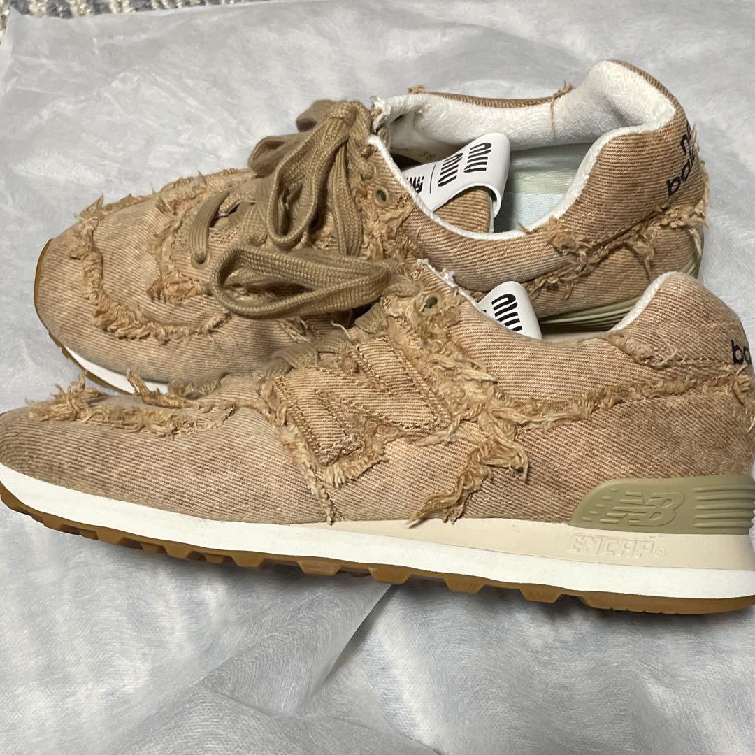 miumiu × New Balance 574 スニーカー 38 コラボ
