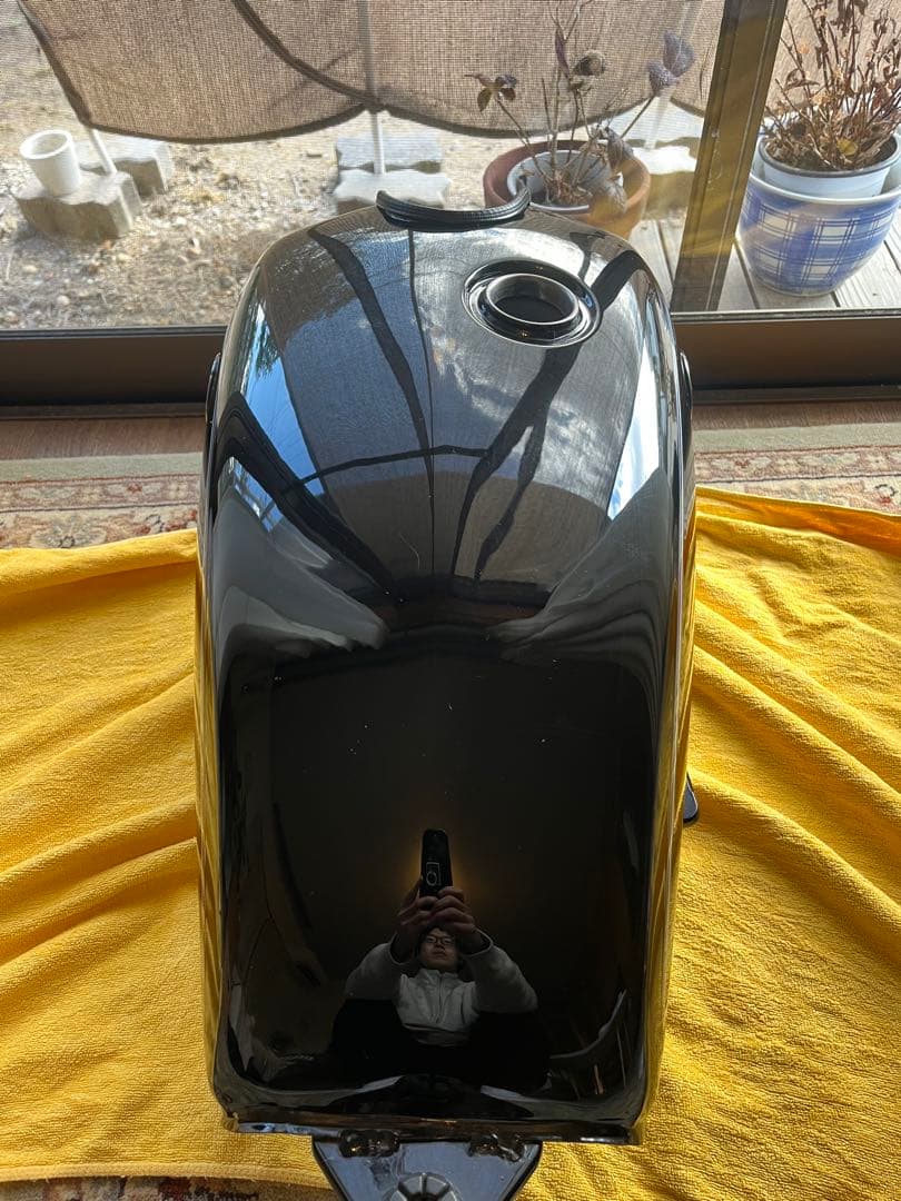 (超美品)tetsu　Yamaha SR400 タンク　2001年式3型